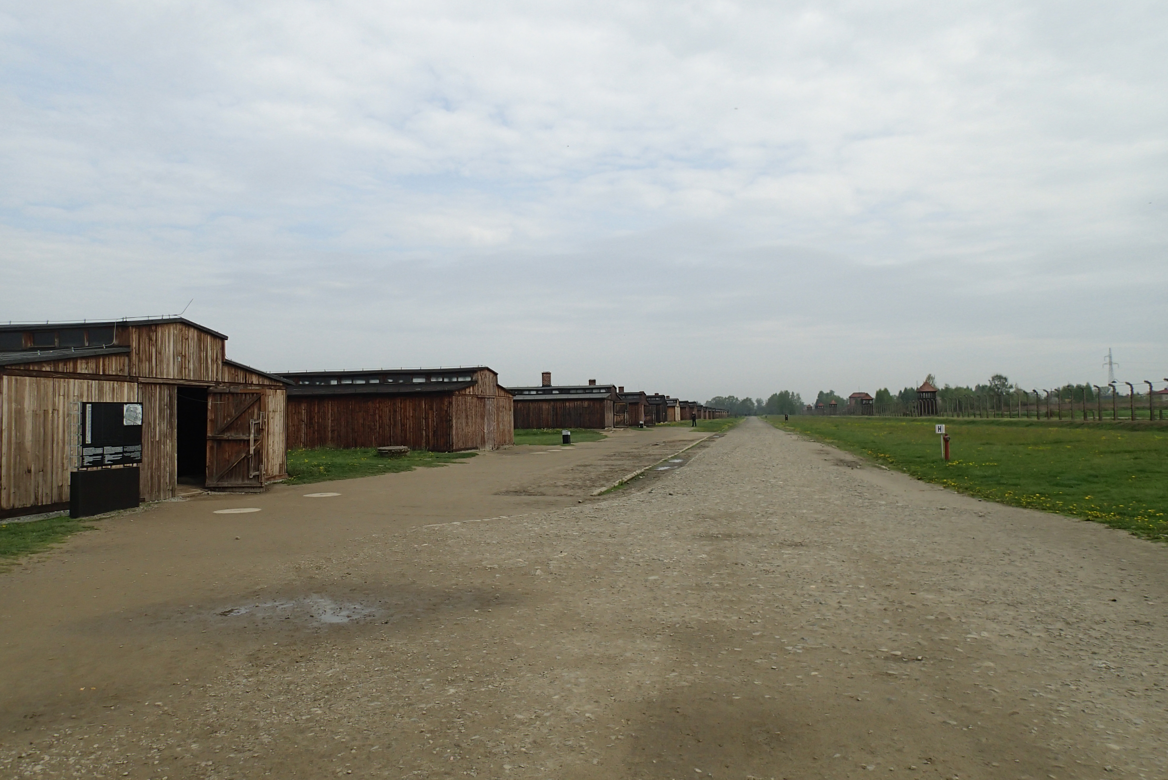 Barakken in kamp Birkenau