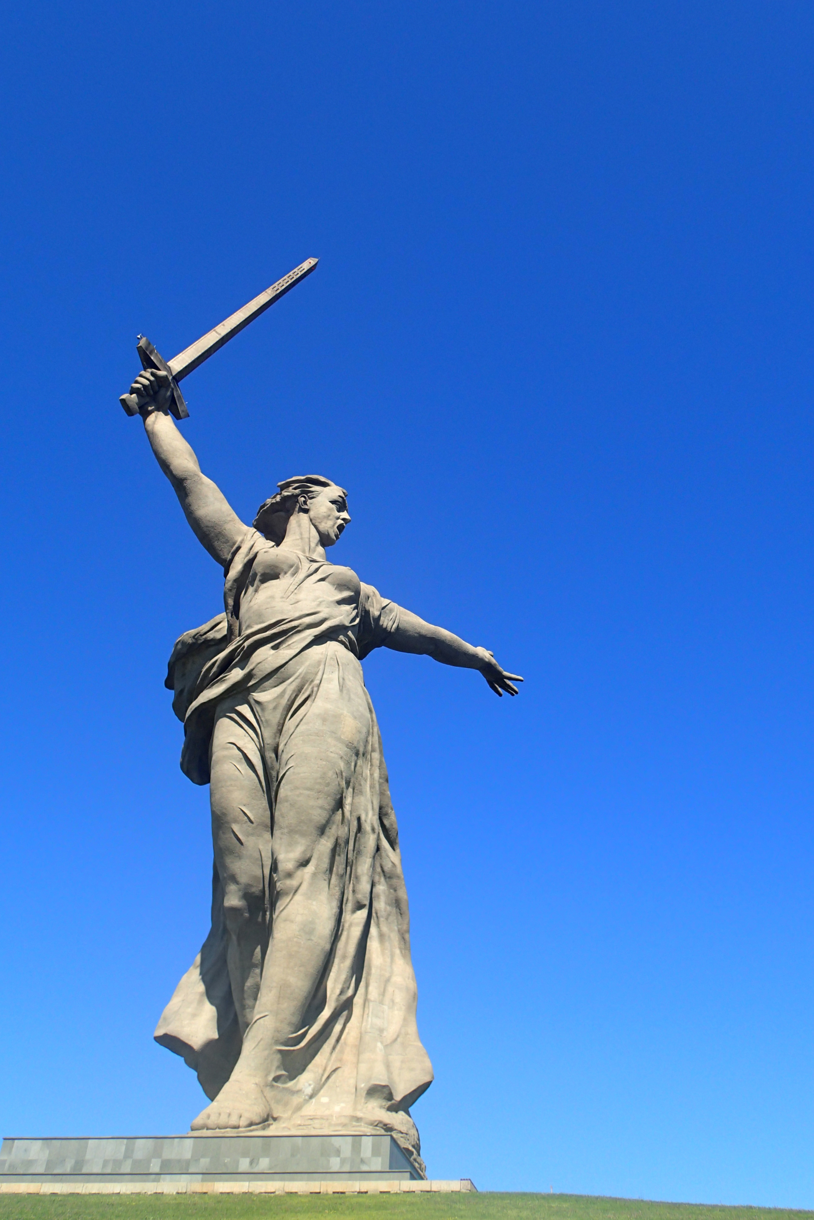 Het vrijheidsbeeld van Volgograd. Het hoogste beeld te wereld! (ja, hoger dan dat in New York dus)